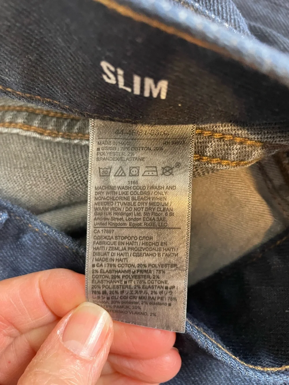 Two pair Banana Republic Men’s Dark Blue Jeans - The Traveler 30 x 32